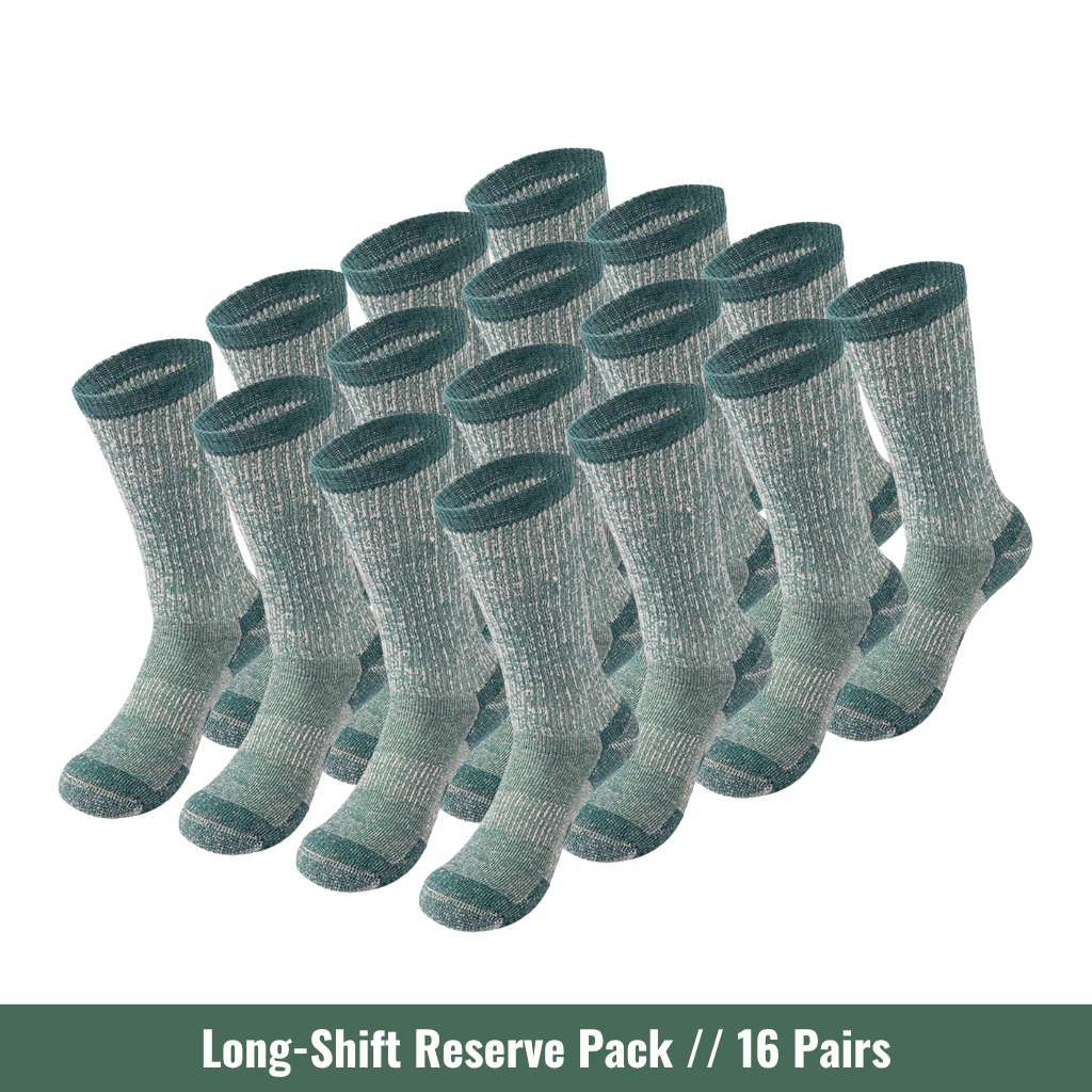 Long-Shift Reserve Pack | 16 Pairs