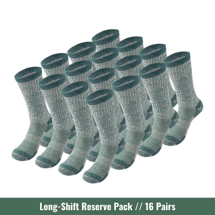 Long-Shift Reserve Pack | 16 Pairs
