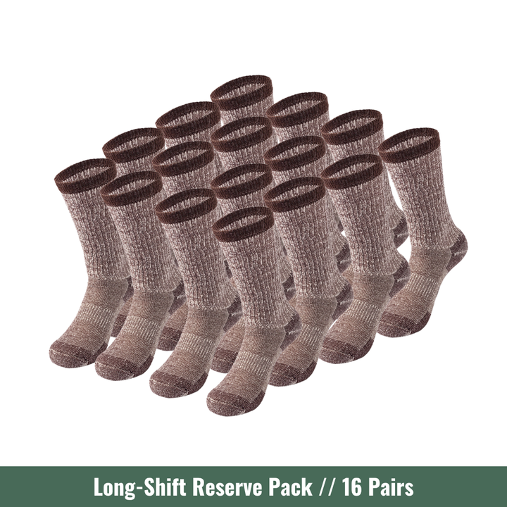 Long-Shift Reserve Pack | 16 Pairs