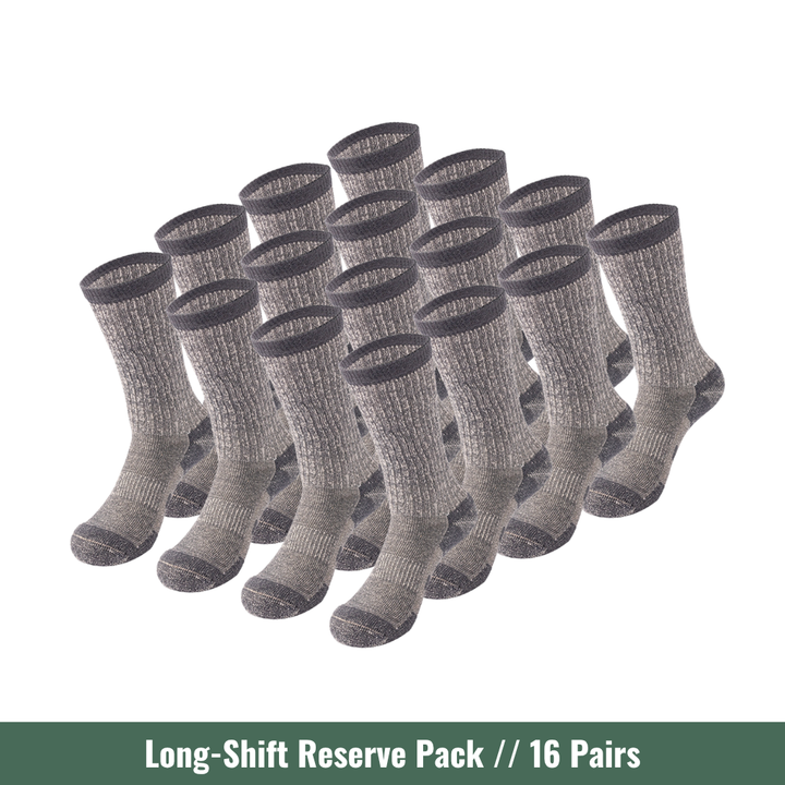 Long-Shift Reserve Pack | 16 Pairs