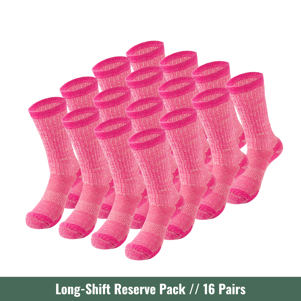 Long-Shift Reserve Pack | 16 Pairs