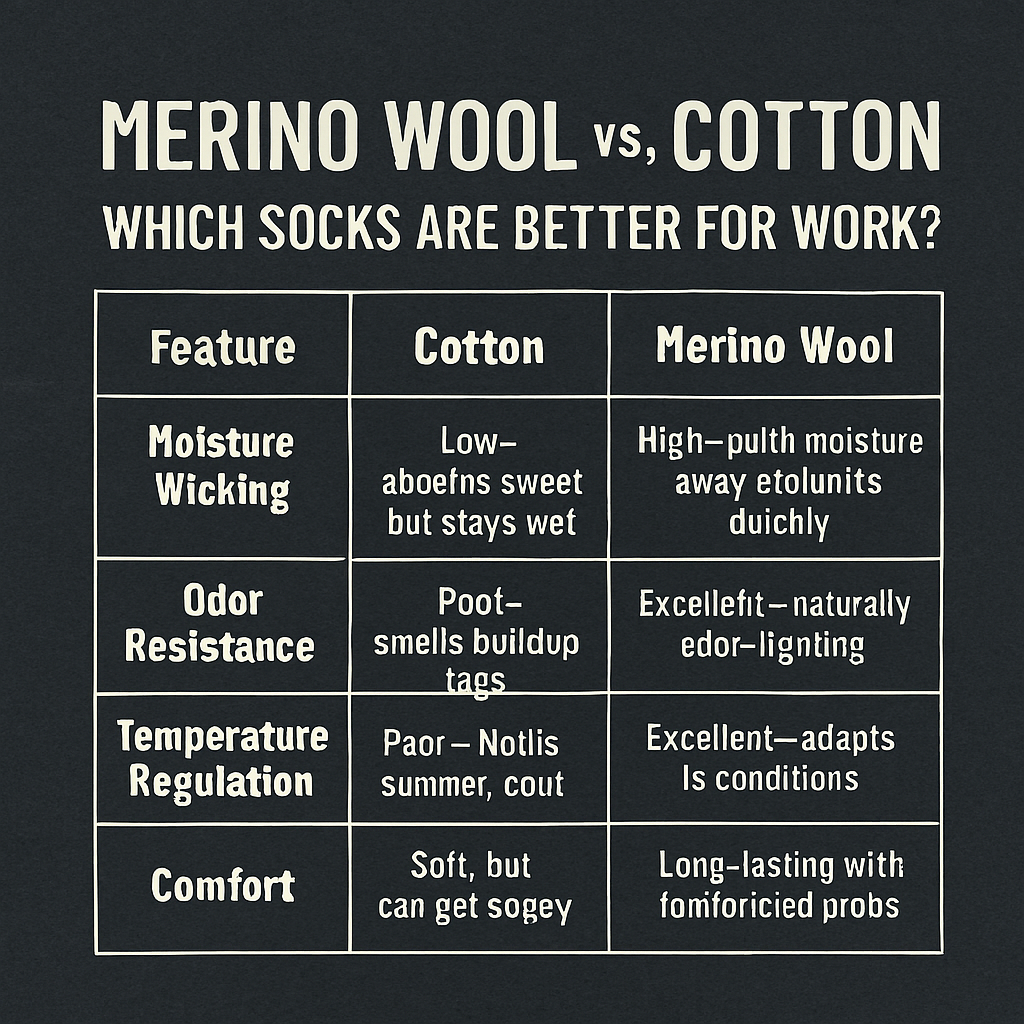 5 Reasons Why Merino Wool Socks Are a Game Changer for Hardworking Feet