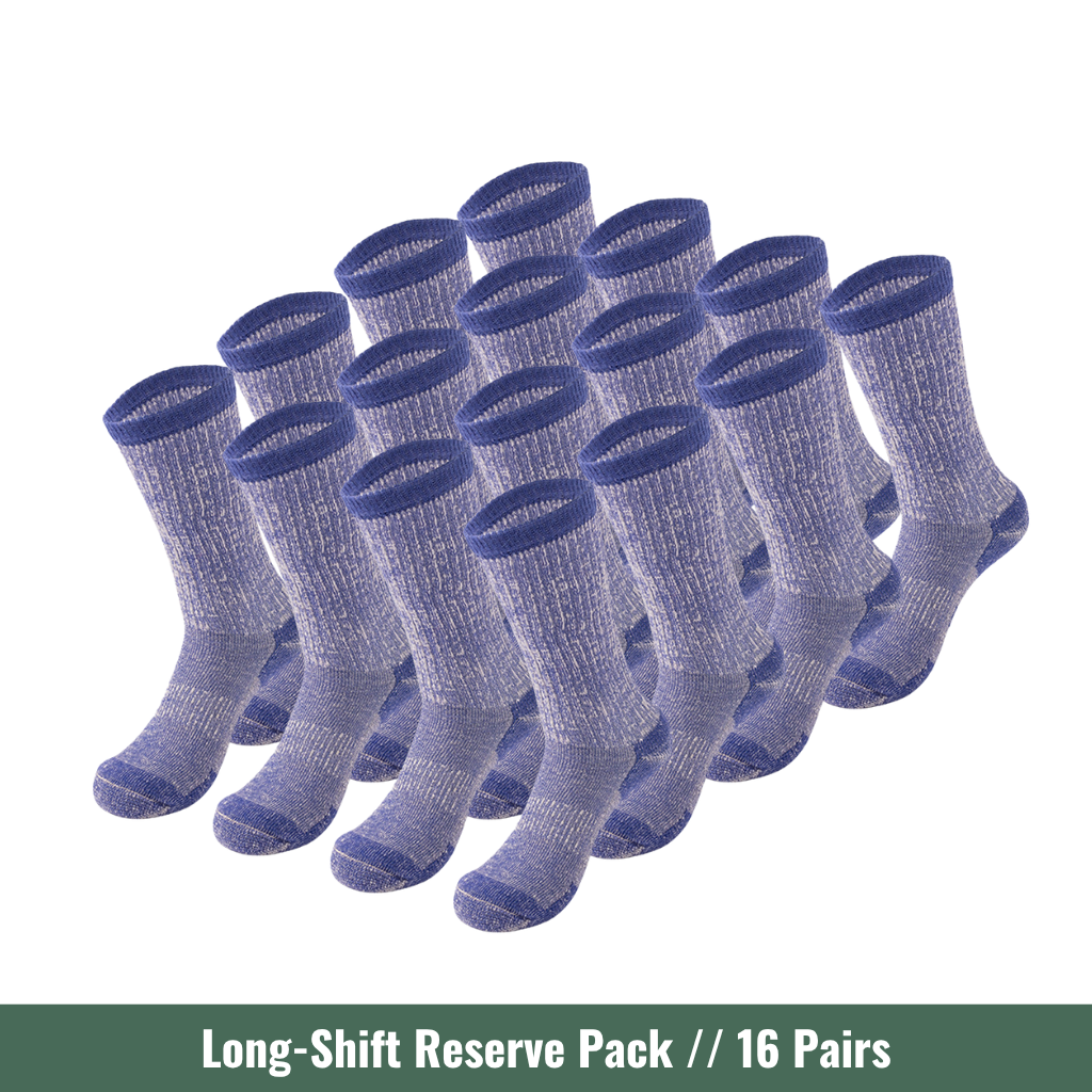 Long-Shift Reserve Pack | 16 Pairs