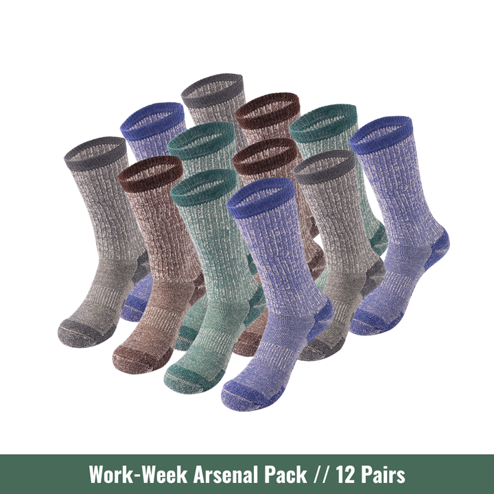 Work-Week Arsenal pack | 12 pairs / 4 colourways